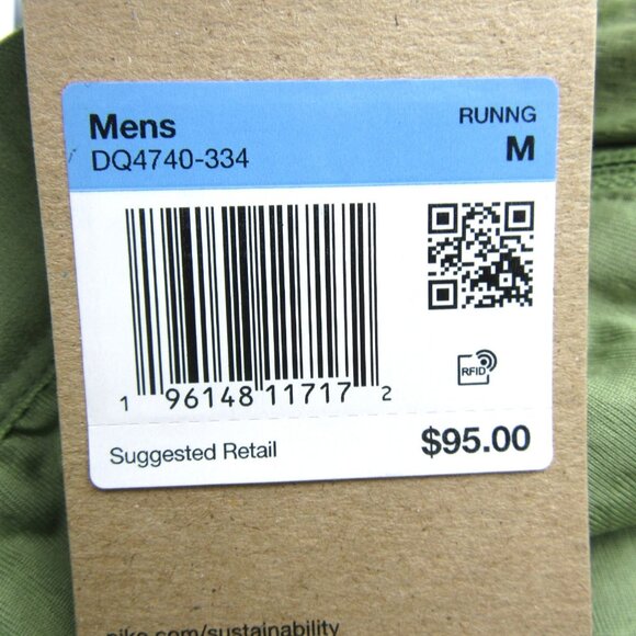 Nike Phenom Knit Running Gym Pants Mens Size Medium Green NEW - Picture 12 of 13